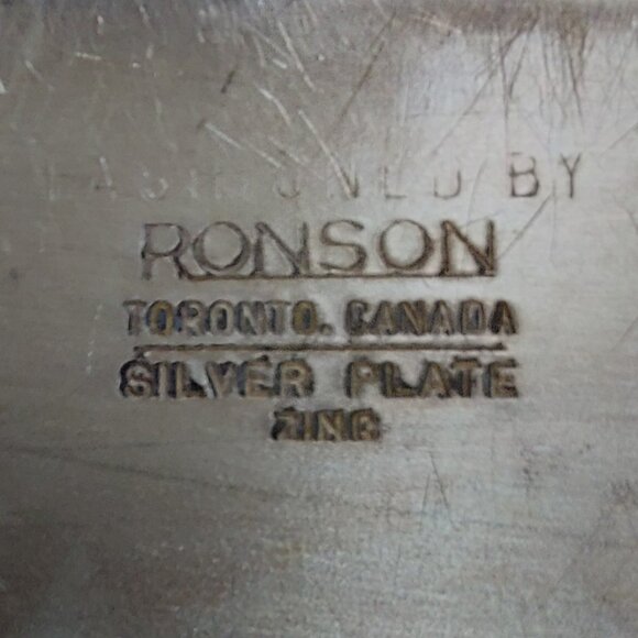 Vintage Silver-plated Oblong Serving Plate - Picture 3 of 3